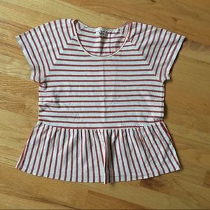 Madewell Swing Panel Striped T shirt